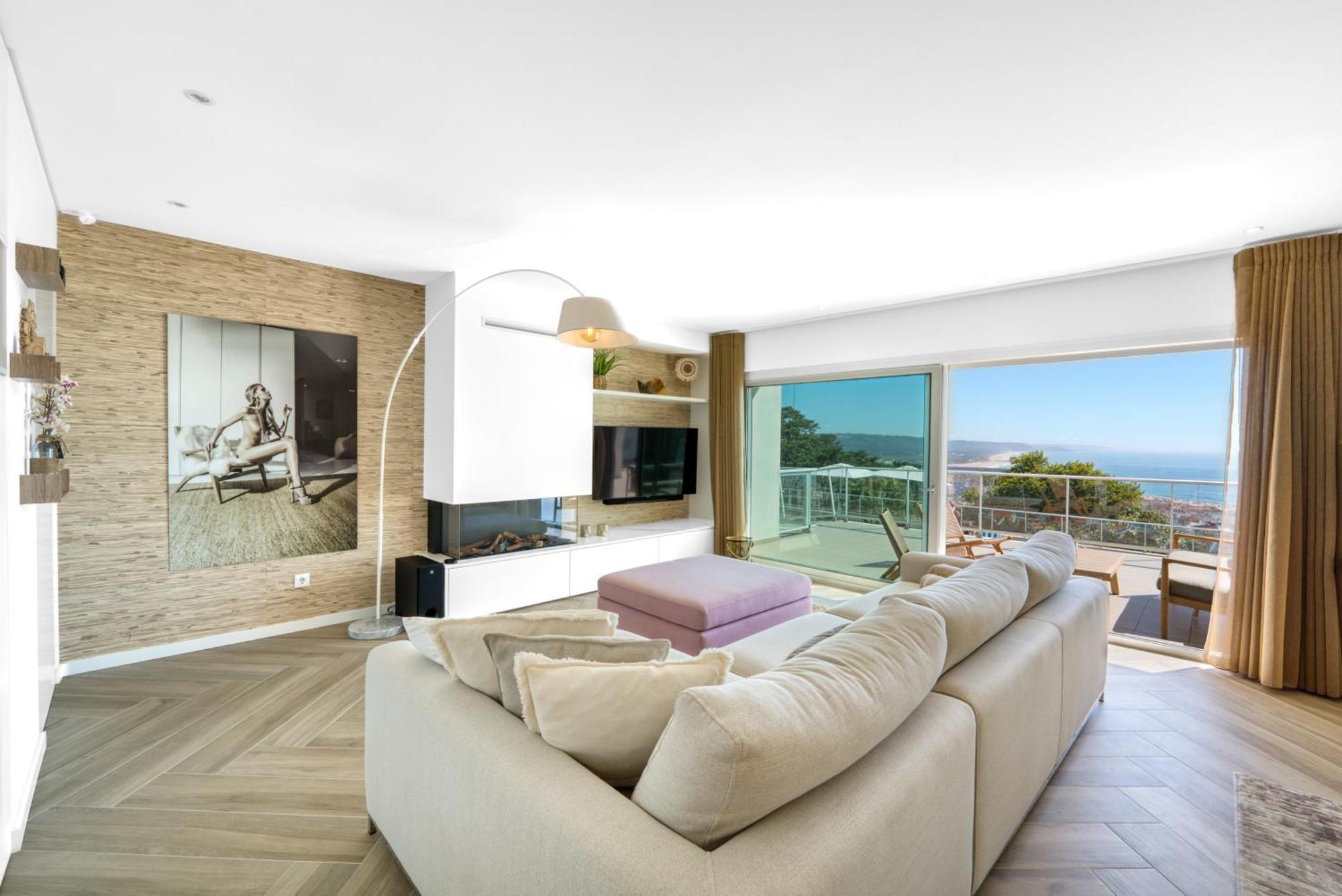 Panoramic Views - Terrace, Sea Views & Pool Apartment Nazaré Exterior photo